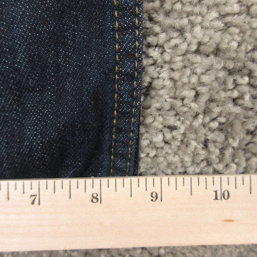 Levis Jeans Mens 33x34 Blue 527 Slim Bootcut Western Cowboy Rodeo Denim Pants